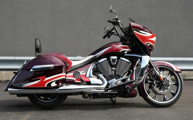 2015 Victory Motorcycles Magnum Ness Midnight Cherry