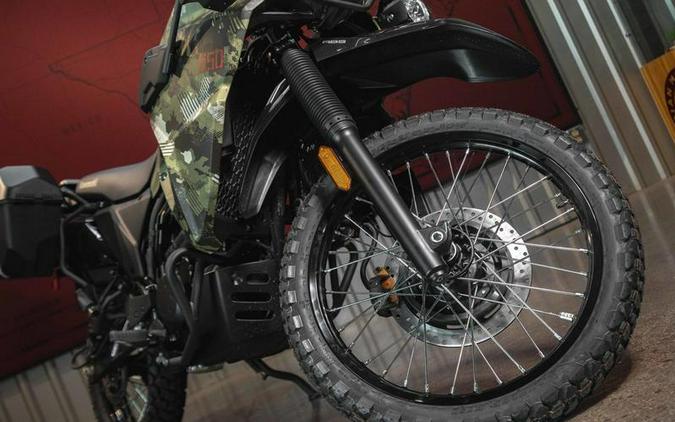 2025 Kawasaki KLR®650 Adventure ABS Cypher Camo Beige
