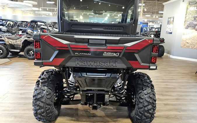 2026 Kawasaki Ridge Platinum Ranch Edition HVAC Metallic Deep Red/Ebony - 110493