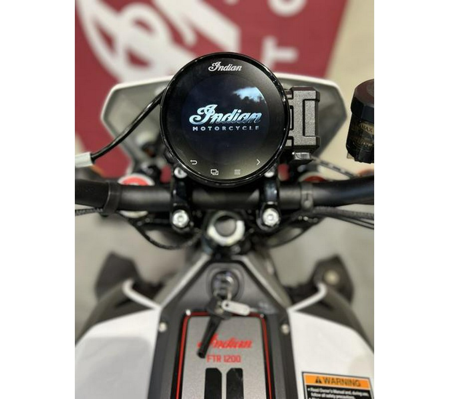 2023 Indian Motorcycle® FTR Sport White Lightning/Indy Red