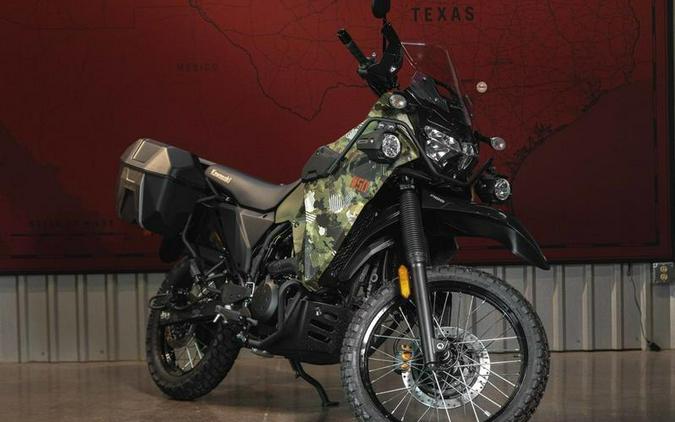 2025 Kawasaki KLR®650 Adventure ABS Cypher Camo Beige