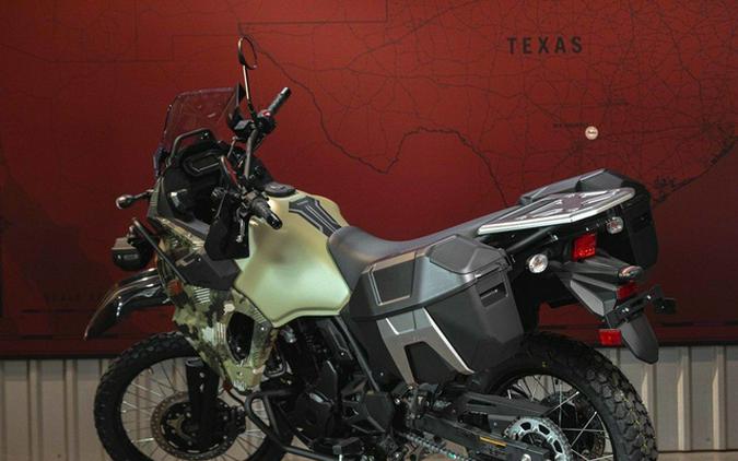 2025 Kawasaki KLR650 Adventure ABS Cypher Camo Beige
