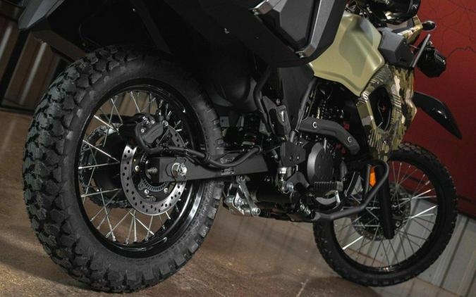 2025 Kawasaki KLR650 Adventure ABS Cypher Camo Beige