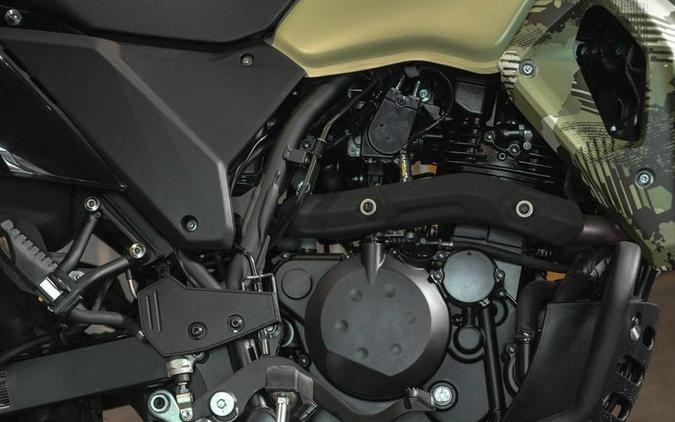 2025 Kawasaki KLR®650 Adventure ABS Cypher Camo Beige