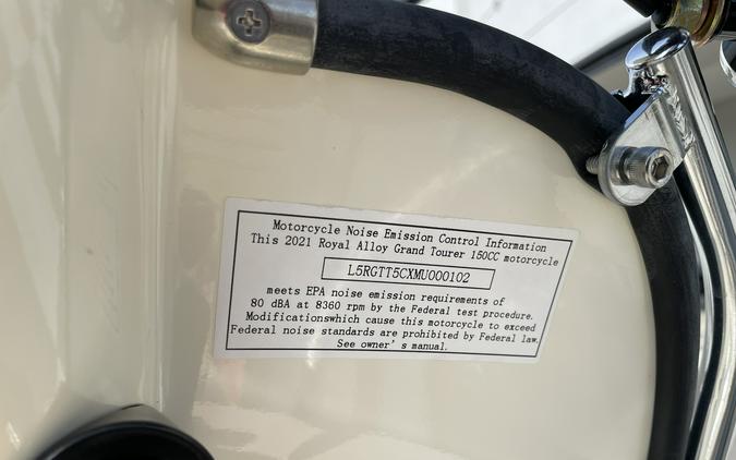 2021 Genuine Scooter Royal Alloy Grand Tourer 150