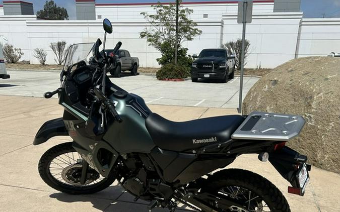 2025 Kawasaki KLR650 Metallic Matte Old School Green