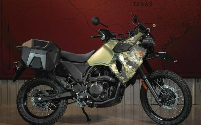 2025 Kawasaki KLR650 Adventure ABS Cypher Camo Beige