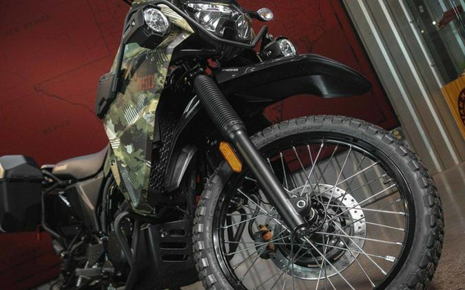 2025 Kawasaki KLR650 Adventure ABS Cypher Camo Beige