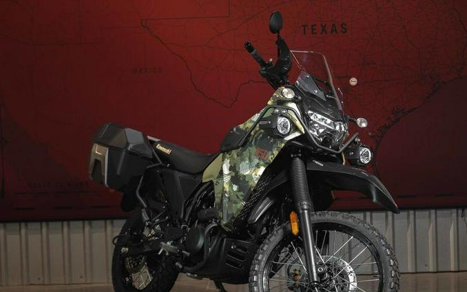 2025 Kawasaki KLR®650 Adventure ABS Cypher Camo Beige