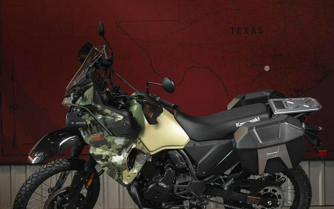 2025 Kawasaki KLR®650 Adventure ABS Cypher Camo Beige