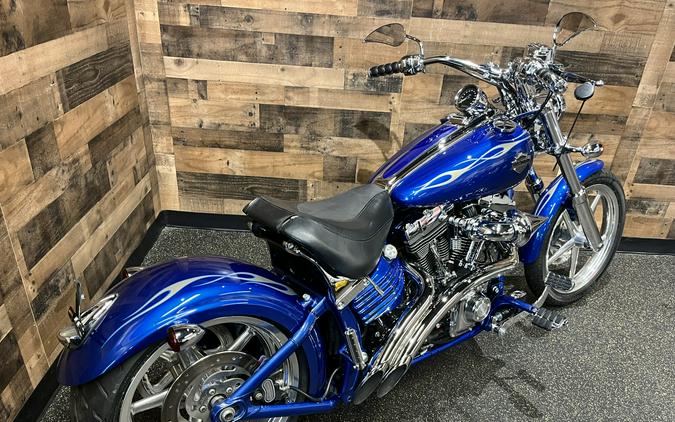 2009 Harley-Davidson® Softail® Rocker™ C Flame Blue Pearl Deluxe FXCWC