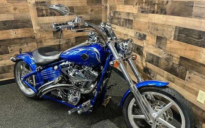 2009 Harley-Davidson® Softail® Rocker™ C Flame Blue Pearl Deluxe FXCWC