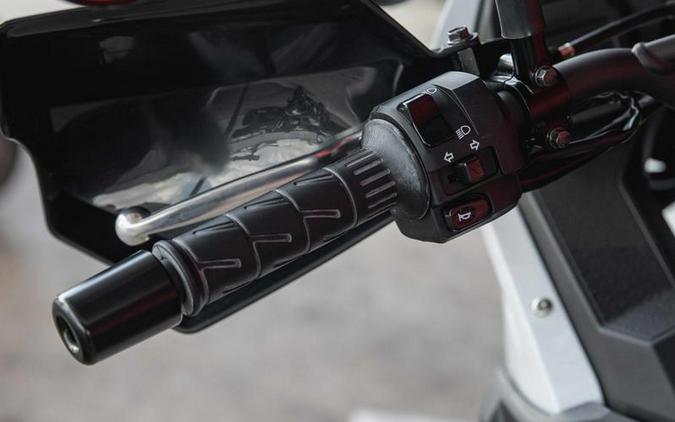 2025 Kawasaki KLR®650 Pearl Crystal White/Metallic Carbon Gray