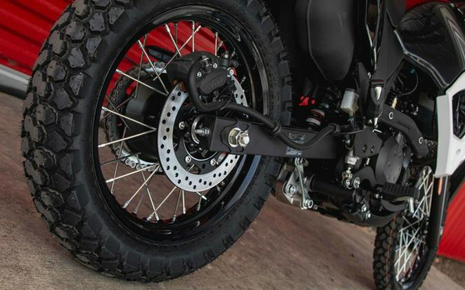 2025 Kawasaki KLR650 Pearl Crystal White/Metallic Carbon Gray Pearl Crystal WhiteMetallic Carbon Gray A