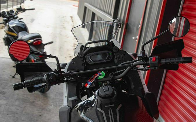 2025 Kawasaki KLR650 Pearl Crystal White/Metallic Carbon Gray Pearl Crystal WhiteMetallic Carbon Gray A