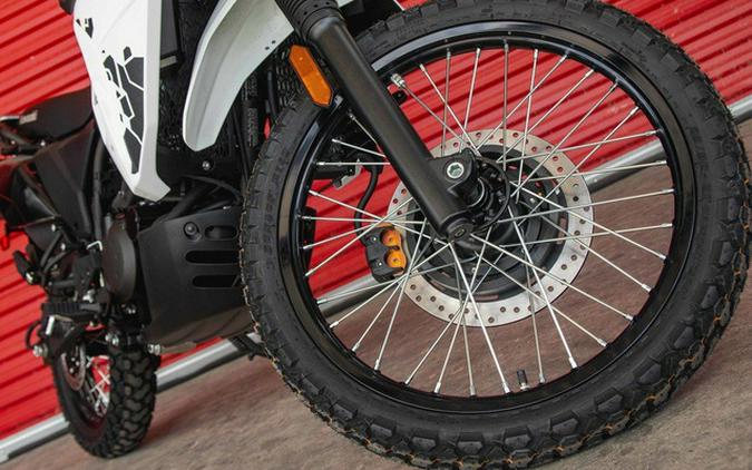 2025 Kawasaki KLR650 Pearl Crystal White/Metallic Carbon Gray Pearl Crystal WhiteMetallic Carbon Gray A