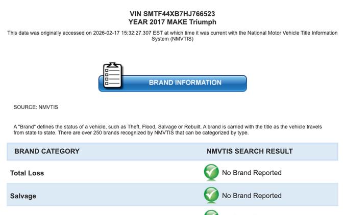 2017 Triumph Tiger Explorer XRT