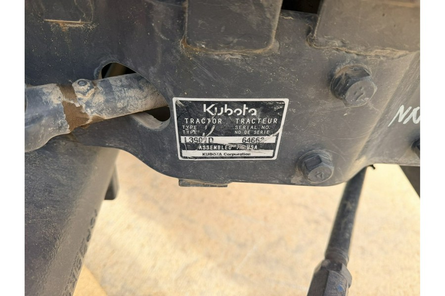 2018 Kubota L3901 HST 4WD