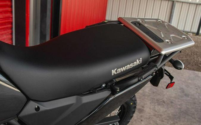 2025 Kawasaki KLR®650 Pearl Crystal White/Metallic Carbon Gray