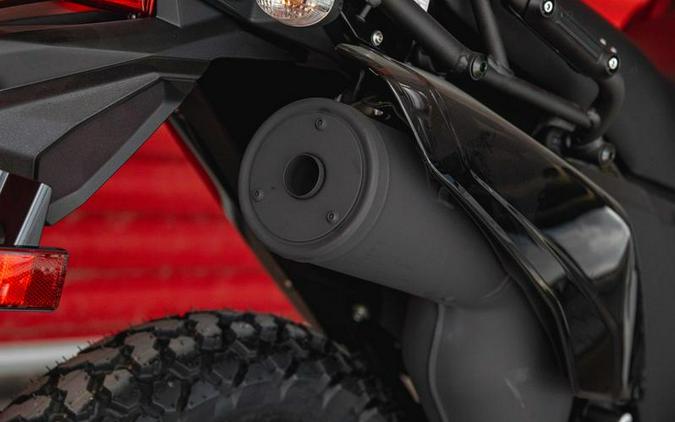 2025 Kawasaki KLR®650 Pearl Crystal White/Metallic Carbon Gray