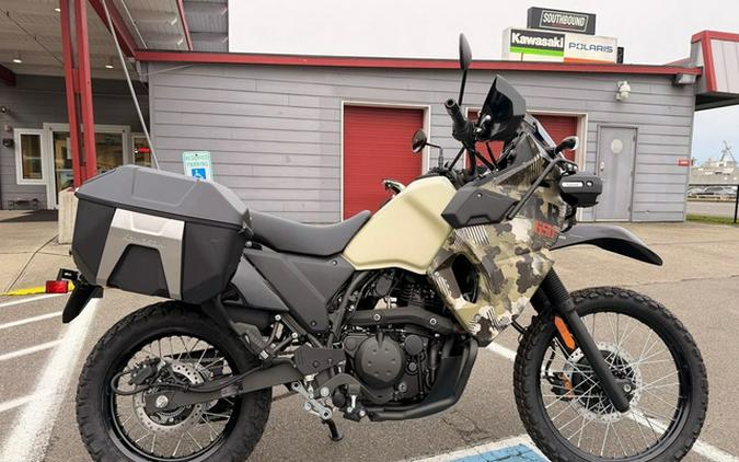 2025 Kawasaki KLR650 Adventure ABS Cypher Camo Beige
