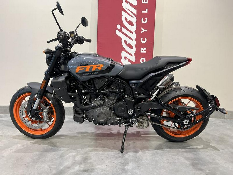 2023 Indian Motorcycle® FTR Stealth Gray/Orange Burst