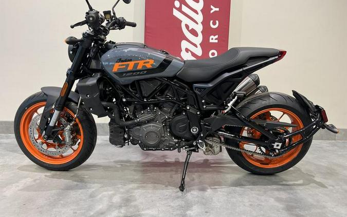 2023 Indian Motorcycle® FTR Stealth Gray/Orange Burst