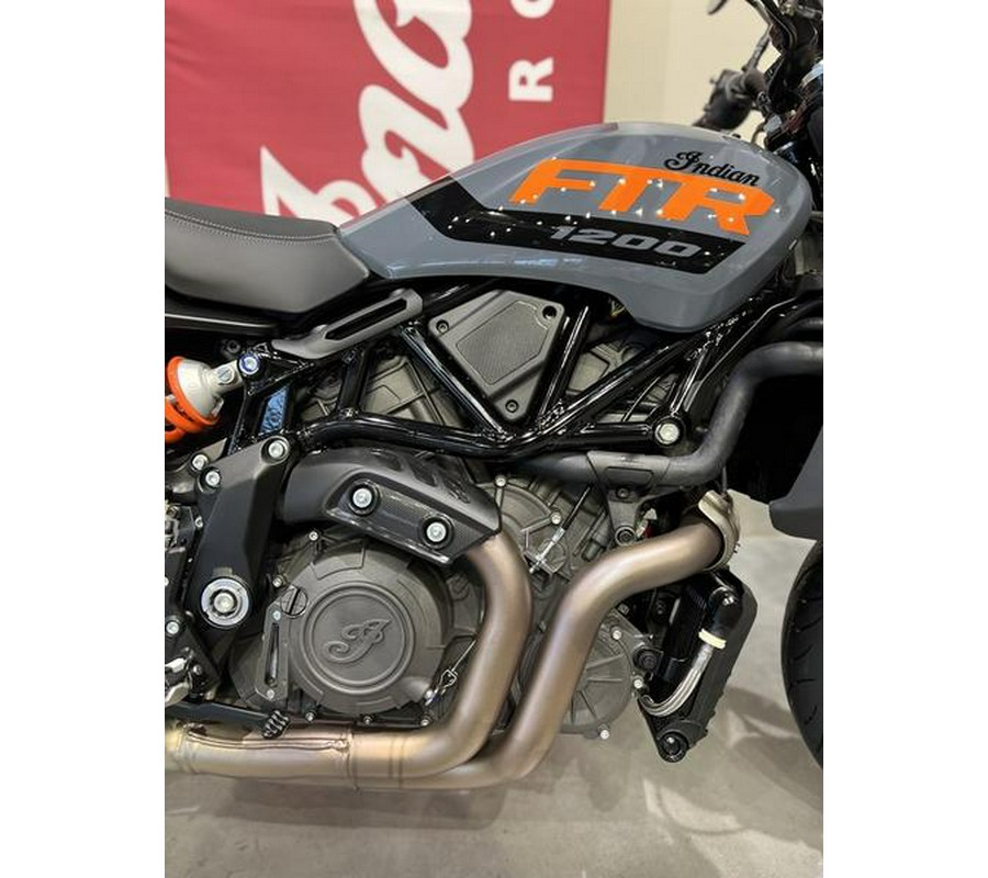 2023 Indian Motorcycle® FTR Stealth Gray/Orange Burst