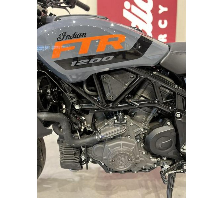 2023 Indian Motorcycle® FTR Stealth Gray/Orange Burst