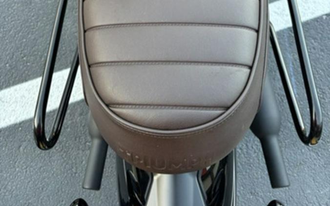 2023 Triumph Bonneville T120 Black Sapphire Black / Matte Sapph