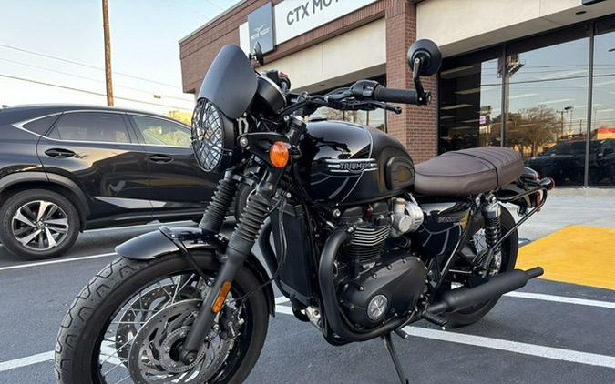 2023 Triumph Bonneville T120 Black Sapphire Black / Matte Sapph
