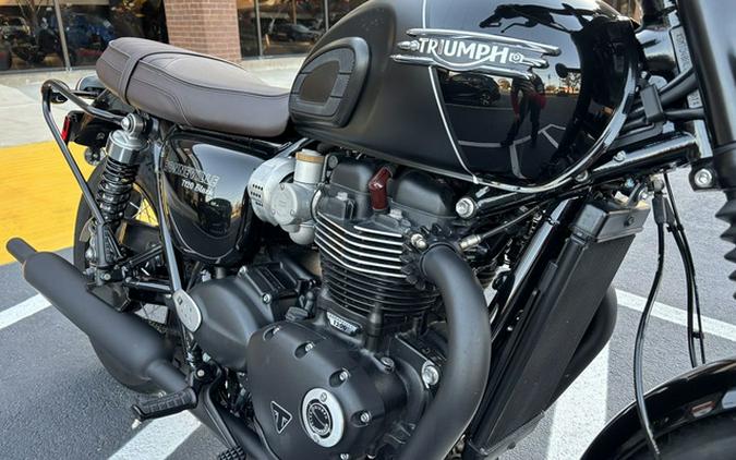 2023 Triumph Bonneville T120 Black Sapphire Black / Matte Sapph