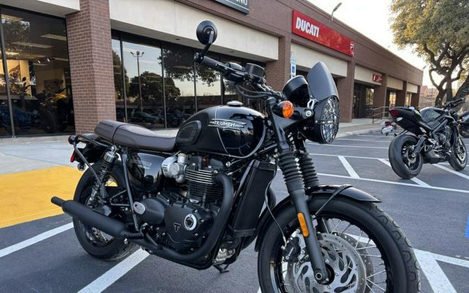 2023 Triumph Bonneville T120 Black Sapphire Black / Matte Sapph