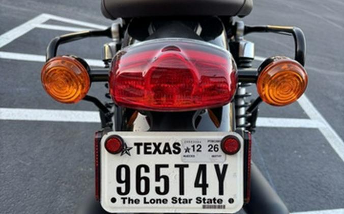 2023 Triumph Bonneville T120 Black Sapphire Black / Matte Sapph