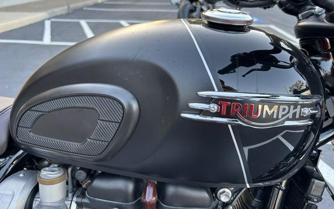 2023 Triumph Bonneville T120 Black Sapphire Black / Matte Sapph