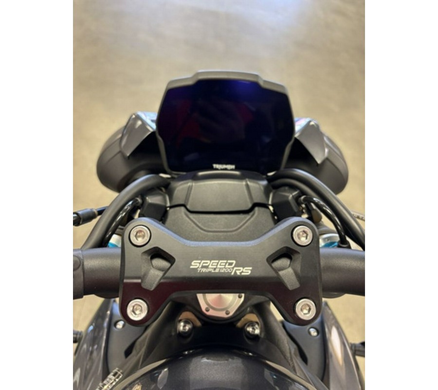2025 Triumph Speed Triple 1200 RS Granite/Triumph Racing Yellow
