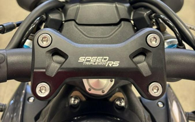 2025 Triumph Speed Triple 1200 RS Granite/Triumph Racing Yellow