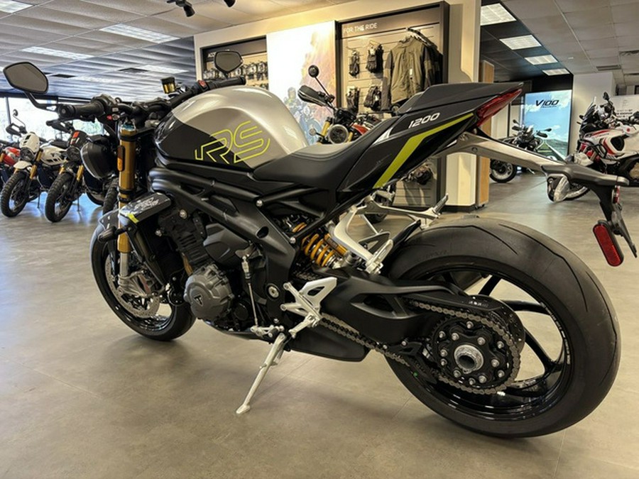 2025 Triumph Speed Triple 1200 RS Granite/Triumph Racing Yellow