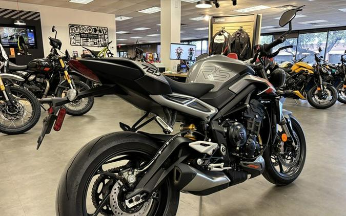 2025 Triumph Street Triple 765 RS Silver Ice