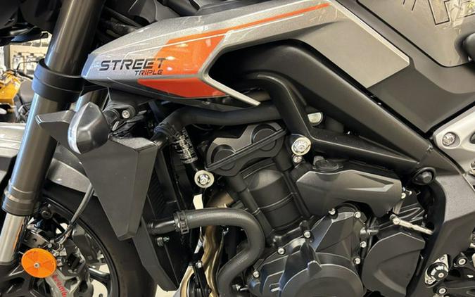 2025 Triumph Street Triple 765 RS Silver Ice