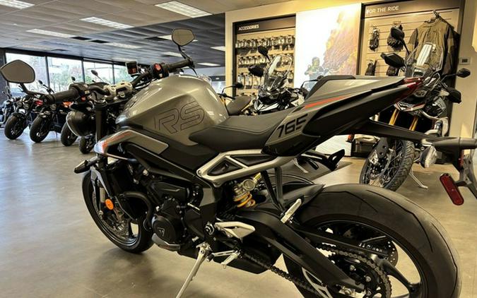 2025 Triumph Street Triple 765 RS Silver Ice