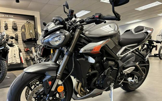 2025 Triumph Street Triple 765 RS Silver Ice
