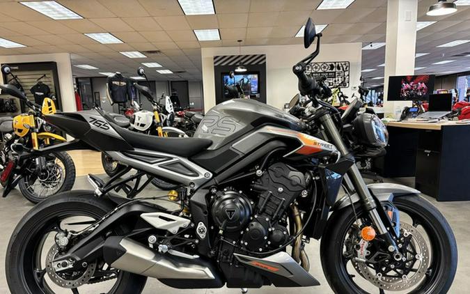 2025 Triumph Street Triple 765 RS Silver Ice