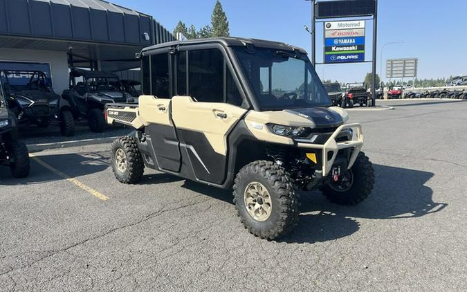 2025 Can-Am Defender MAX Limited HD10 Desert Tan & Stealth Bla