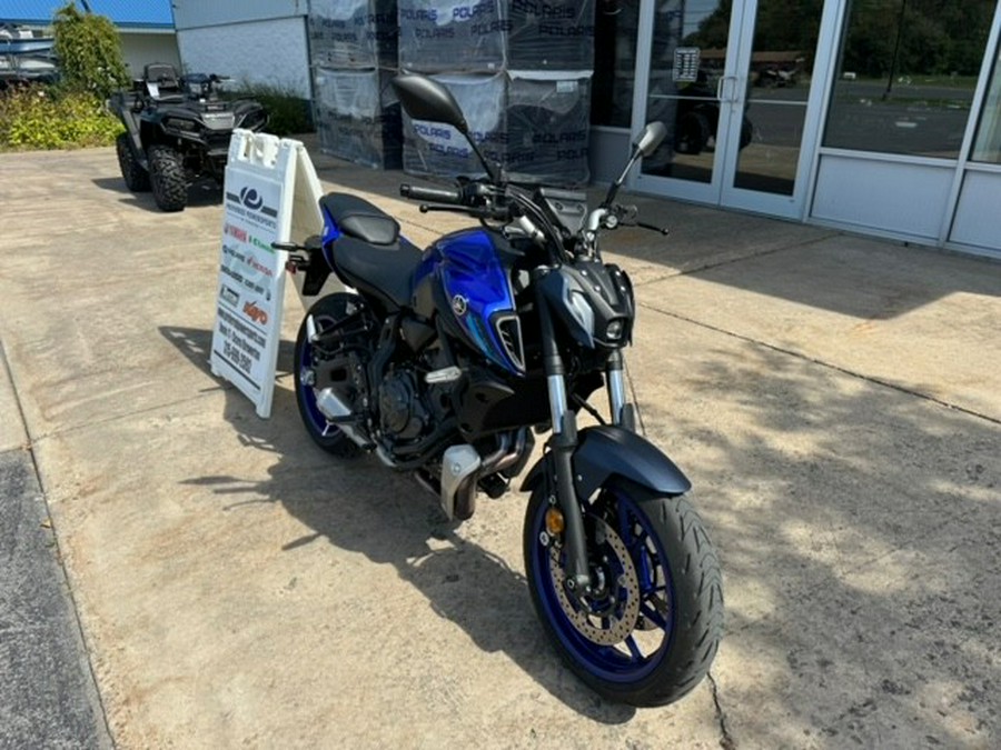 2024 Yamaha MT-07 Team Yamaha Blue