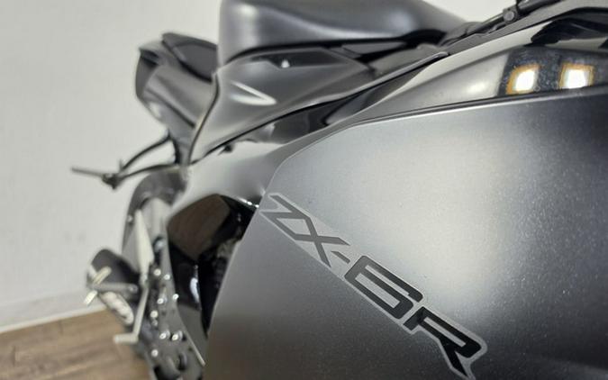 2024 Kawasaki Ninja ZX-6R Metallic Flat Spark Black/Ebony