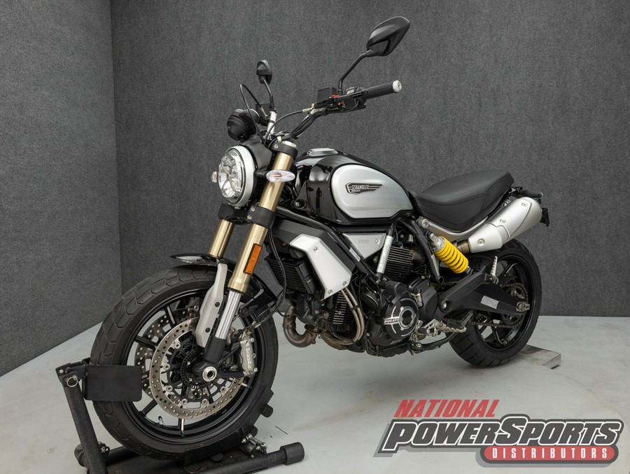 2019 DUCATI SCRAMBLER 1100 SPORT W/ABS