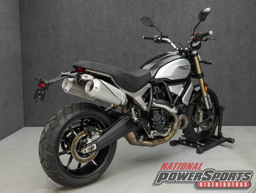 2019 DUCATI SCRAMBLER 1100 SPORT W/ABS