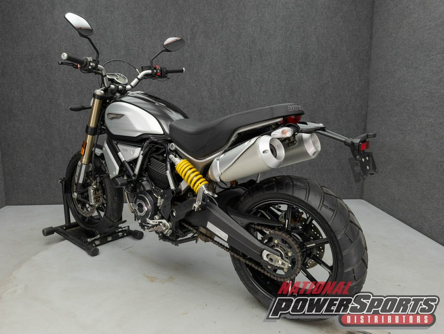 2019 DUCATI SCRAMBLER 1100 SPORT W/ABS