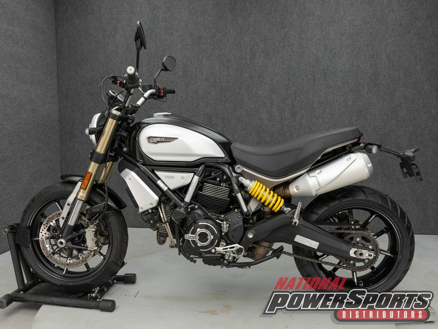 2019 DUCATI SCRAMBLER 1100 SPORT W/ABS